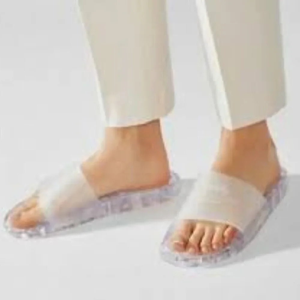 Coach Clear Slide Sandals Women Size 10